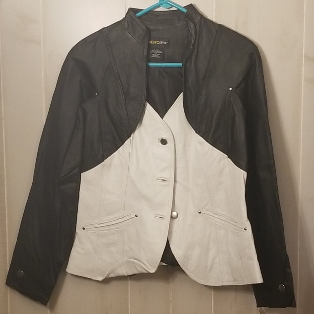 Leather jacket
